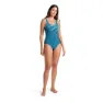arena Giorgia Squared Back Baddräkt female, Green blue