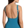 arena Giorgia Squared Back Baddräkt female, Green blue
