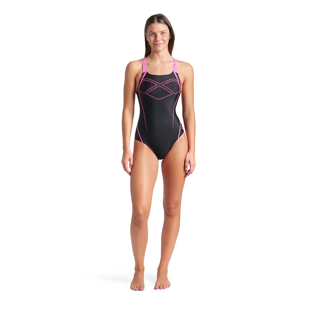 arena Graphic Swim Pro Back Baddräkt female