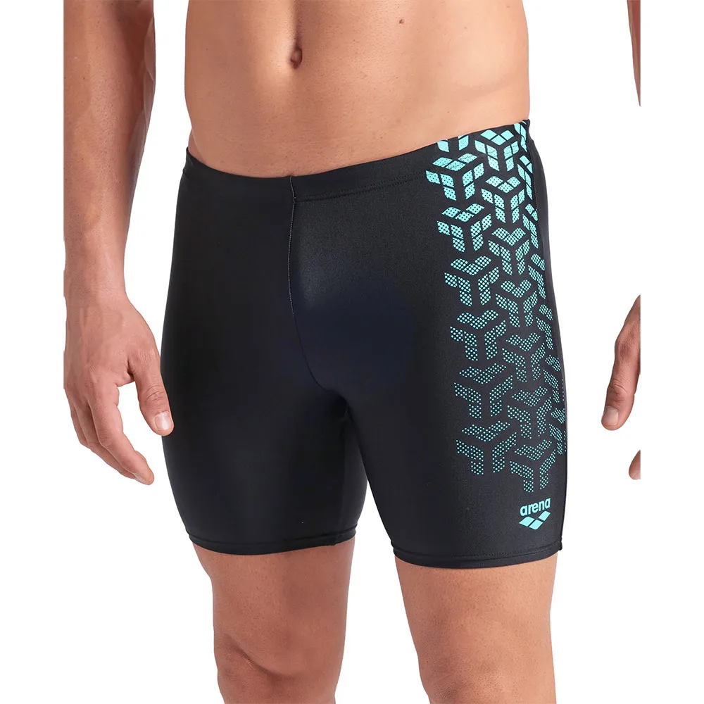 arena Kikko V Graphic Badbyxor Boxer male, Black / water arena Kikko V Graphic Badbyxor Boxer male, Black / water