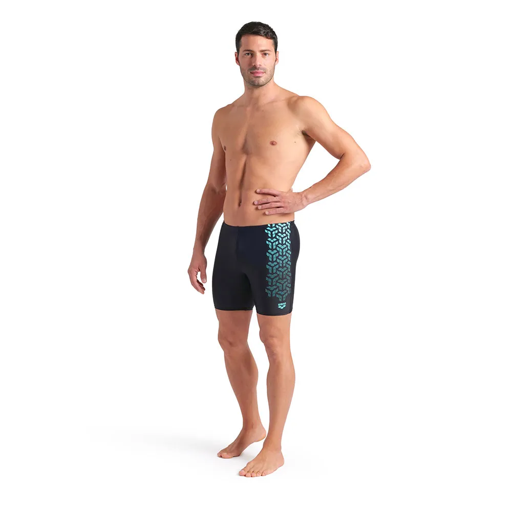arena Kikko V Graphic Badbyxor Boxer male, Black / water arena Kikko V Graphic Badbyxor Boxer male, Black / water