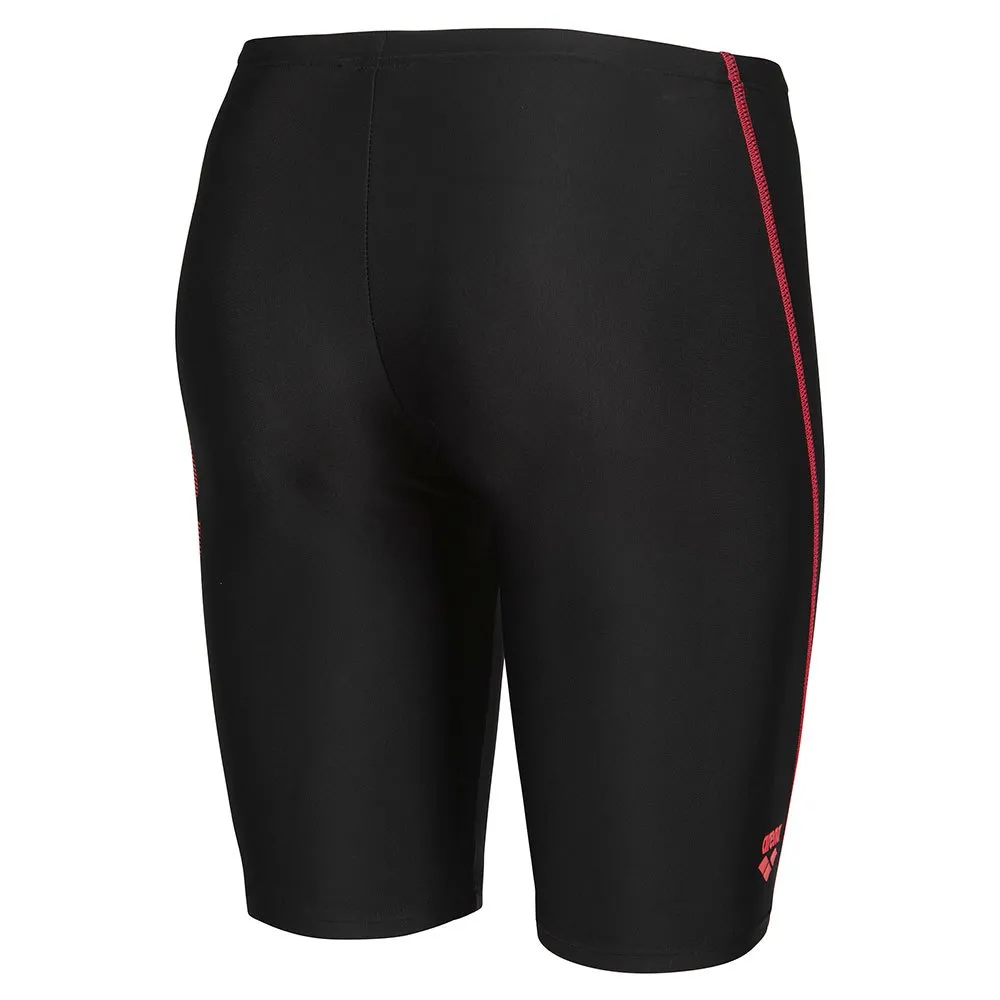 arena Logo R Jammer male, Black / fluo red, 8-9Y