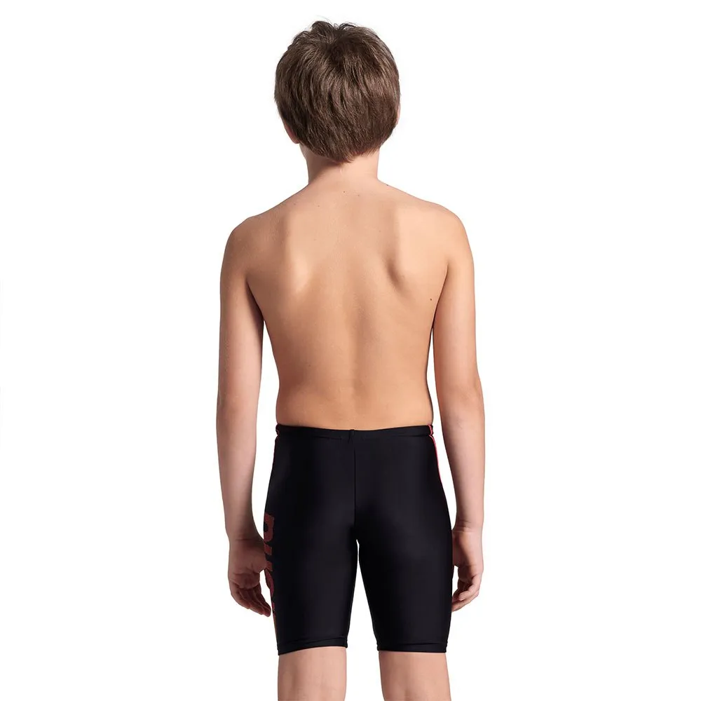 arena Logo R Jammer male, Black / fluo red, 8-9Y