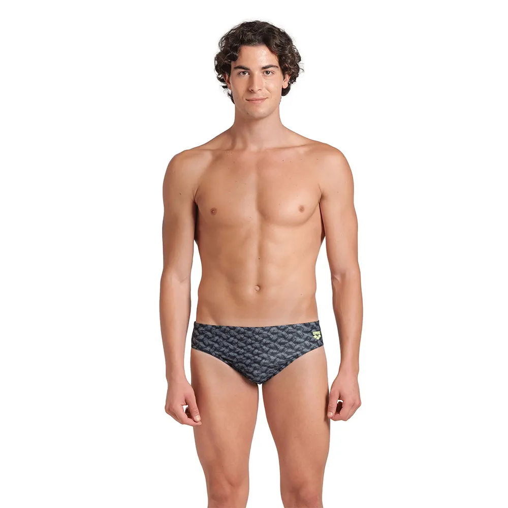 arena Monogram Badbyxor male, Dark sage multi