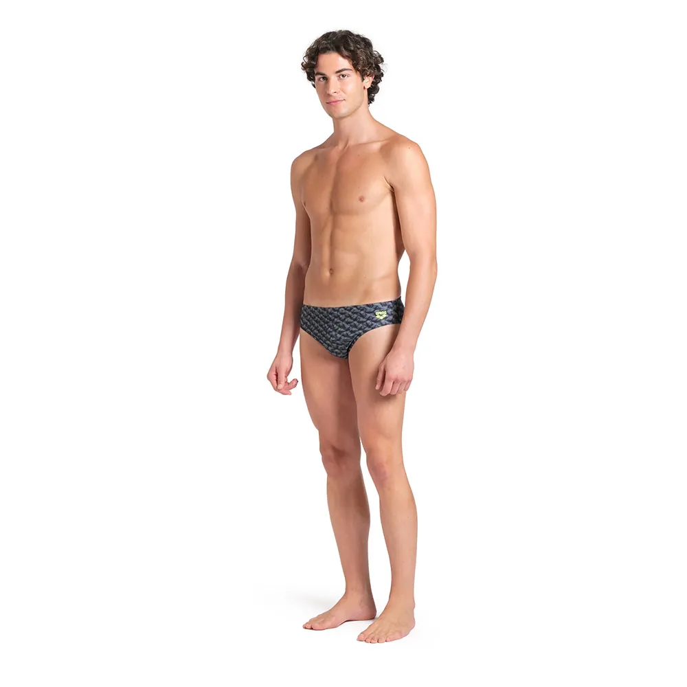 arena Monogram Badbyxor male, Dark sage multi