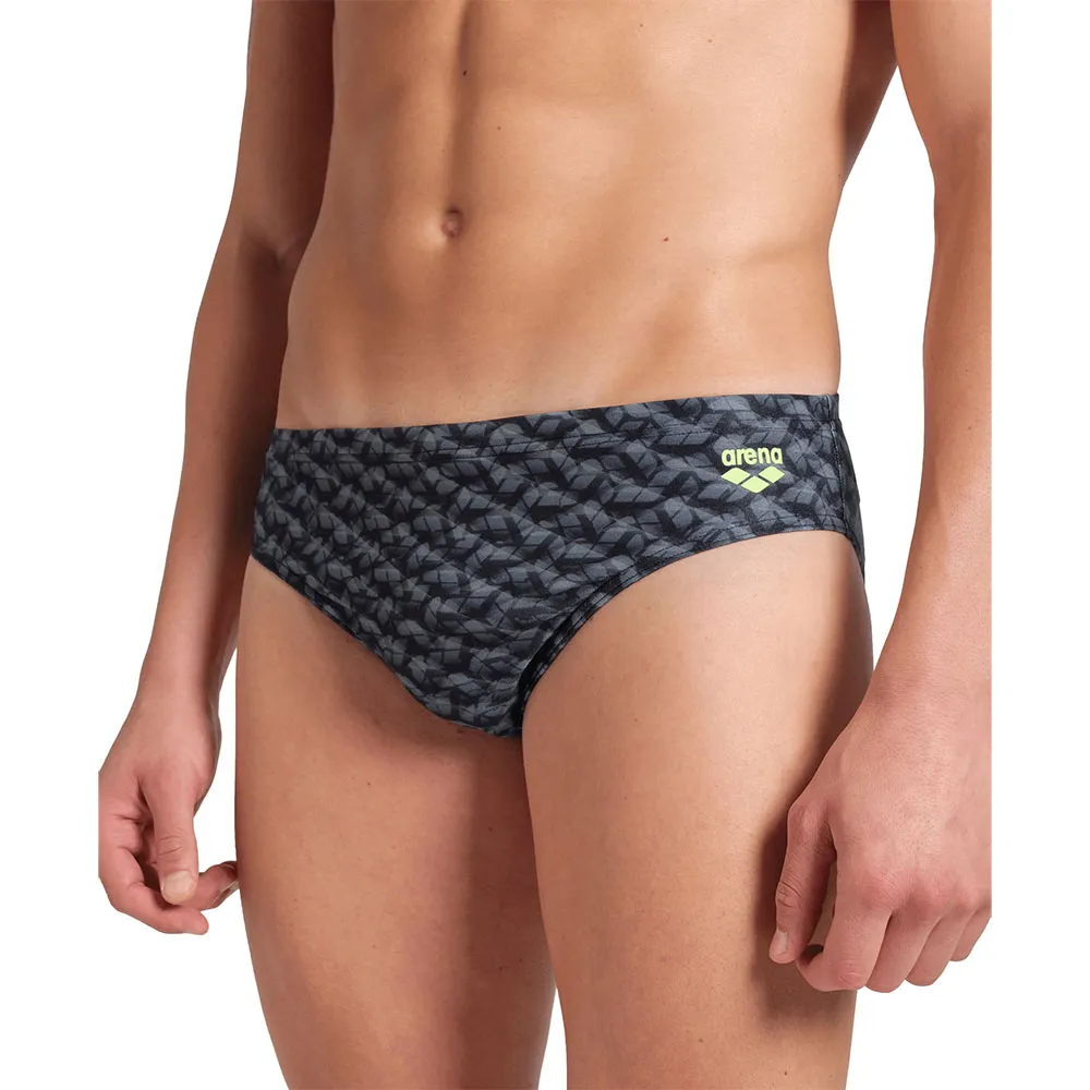 arena Monogram Badbyxor male, Dark sage multi