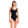 arena Niceseness U Back Baddräkt female, Black / sea foam