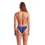 arena One Double Cross Baddräkt female, Navy / fluo pink
