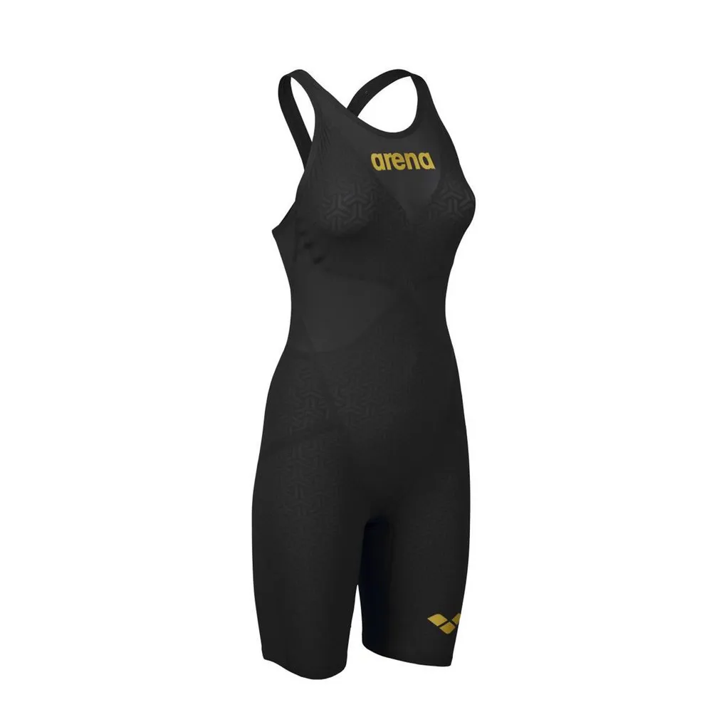 arena Powerskin Carbon Glide Stängd Tävlingsbaddräkt female, Black / gold