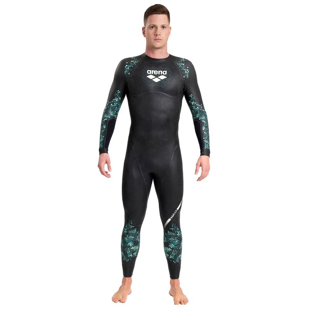 arena Powerskin Storm Långärmad Neopren Våtdräkt unisex, Coral blue / black, L arena Powerskin Storm Långärmad Neopren Våtdräkt unisex, Coral blue / black, L