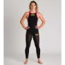 arena R Evo öppen Ryggtävlingsbaddräkt female, Black / fluo
