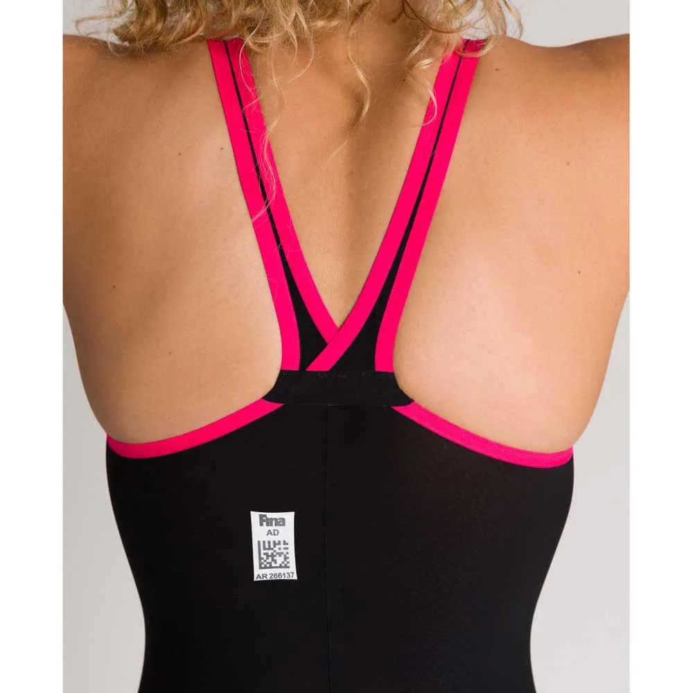 arena R Evo Open Water Stängd Tävlingsbaddräkt female, Black / fluo