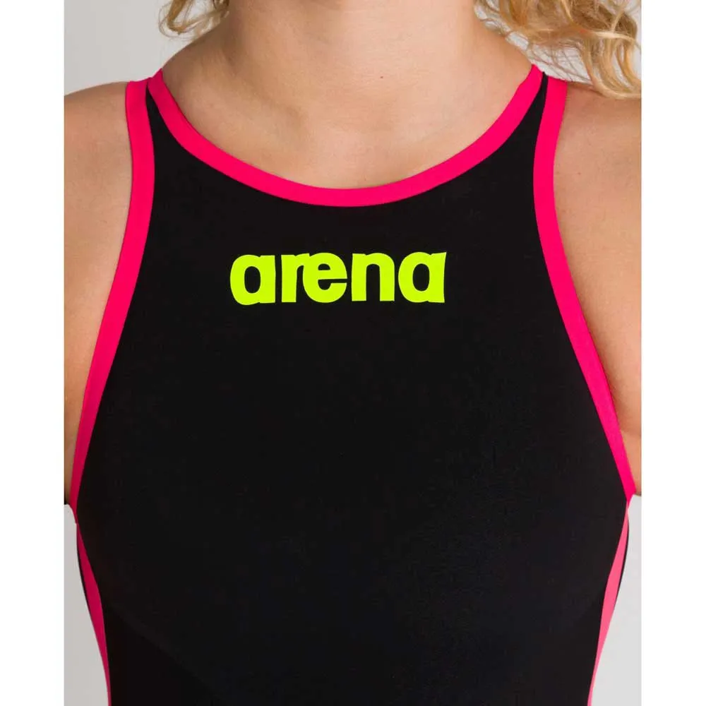 arena R Evo Open Water Stängd Tävlingsbaddräkt female, Black / fluo