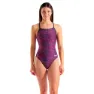 arena Snakeskin Lightdrop Back Baddräkt female, Navy / team