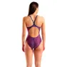 arena Snakeskin Lightdrop Back Baddräkt female, Navy / team