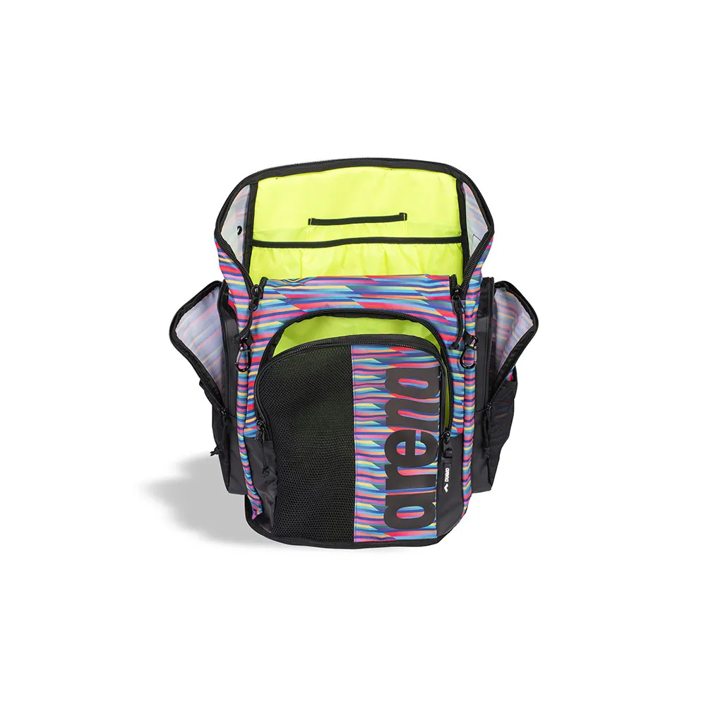 arena Spiky Iii Allover 45l Ryggsäck unisex, Racing stripes, One Size