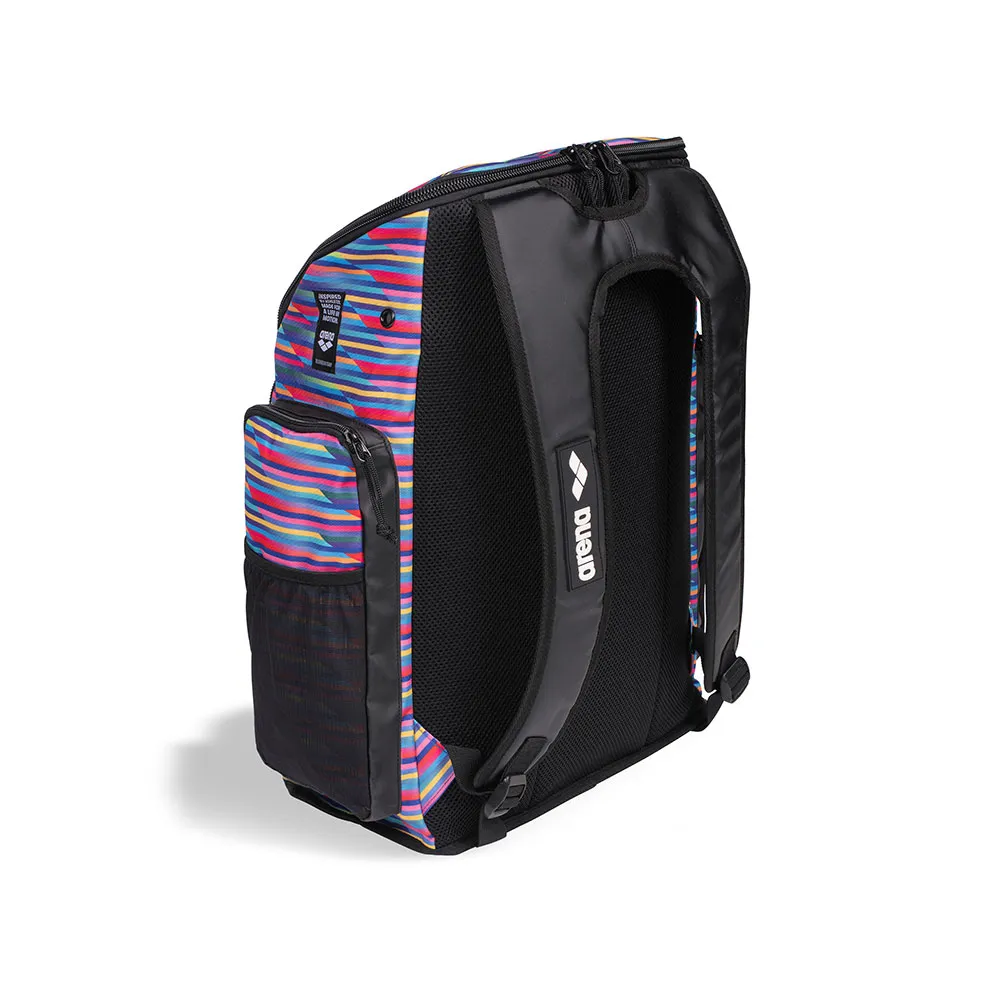arena Spiky Iii Allover 45l Ryggsäck unisex, Racing stripes, One Size