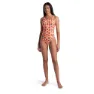arena Strawberry Swim Tech Back Baddräkt female, Fluo red / orange