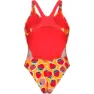 arena Strawberry Swim Tech Back Baddräkt female, Fluo red / orange