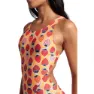 arena Strawberry Swim Tech Back Baddräkt female, Fluo red / orange