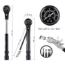 Aria Duo Mini Pump, Black, 300psi