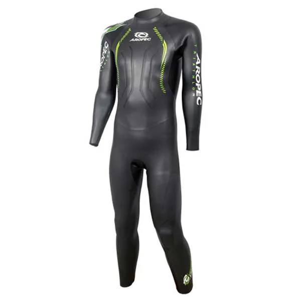 Aropec Flying Fish Ii Våtdräkt I Neopren 3/2 Mm unisex, Black / green, M
