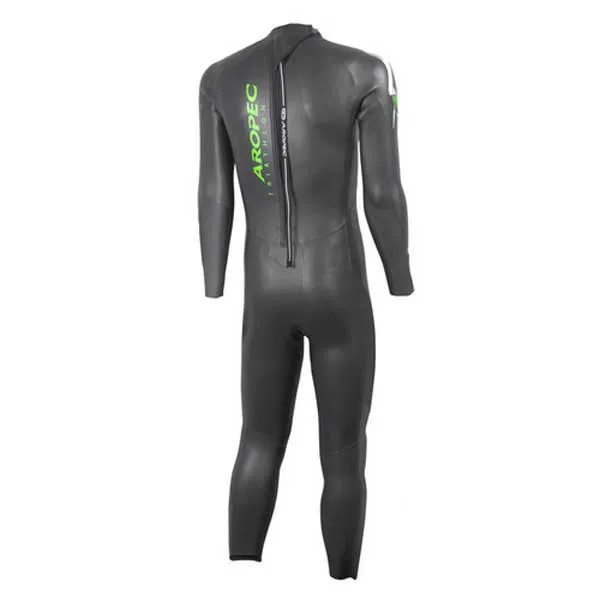 Aropec Flying Fish Ii Våtdräkt I Neopren 3/2 Mm unisex, Black / green, M