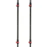 Arva Fuji Carbon 3 Parts Powerlock + Long Grip Stavar, Black, 105-135cm