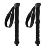 Arva Fuji Carbon 3 Parts Powerlock + Long Grip Stavar, Black, 105-135cm