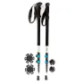 Arva Haute Route Compact 3 Part Powerlock Long Stavar, Black, 105-135cm