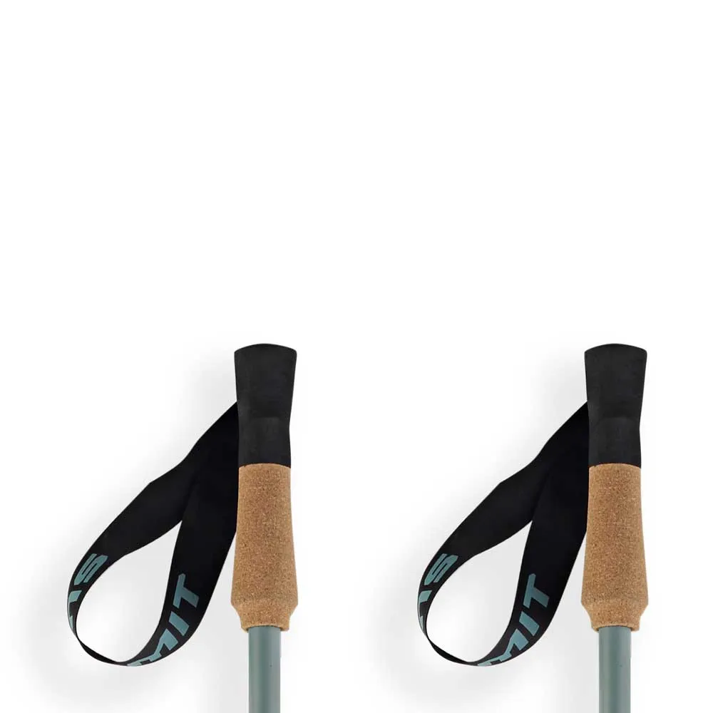 Arva Nepal Compact 3 Parts Powerlock Cork Grip Stavar, Ice blue, 105-120cm