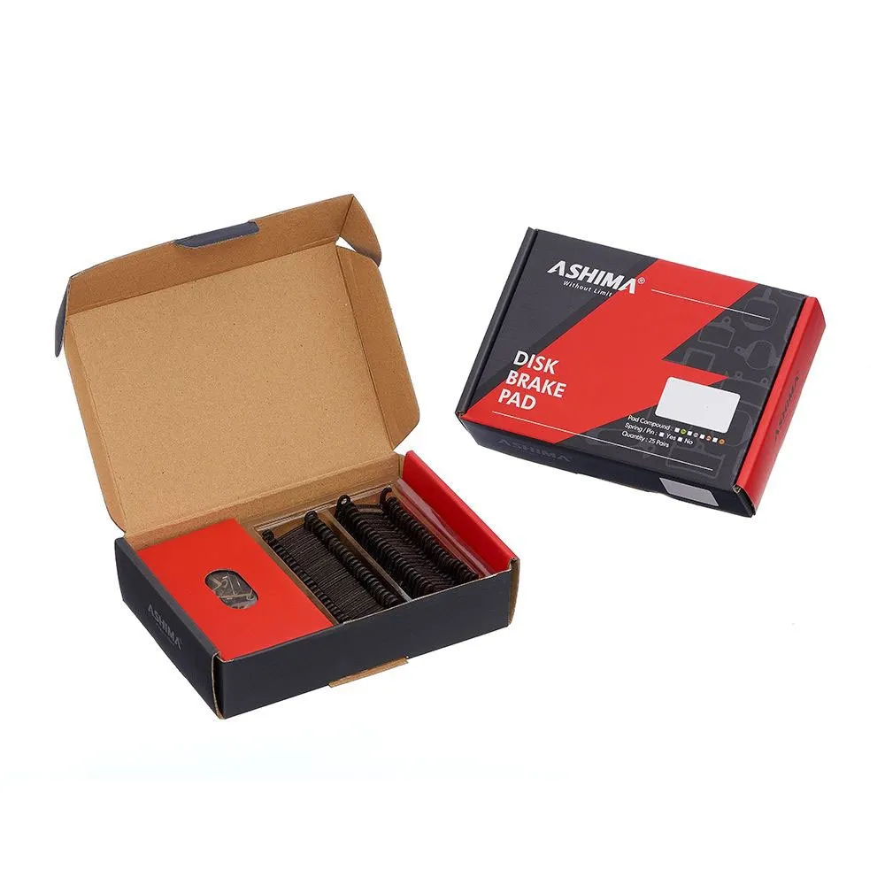 ASHIMA Code R Avid Organiska Skivbromsbelägg, Black / black, One Size