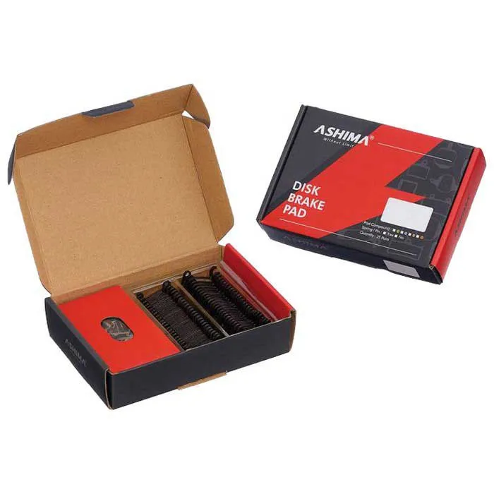 ASHIMA Deore Br-m515/525/575/415/465 Organiska Skivbromsbelägg 26 Par, Black / silver, One Size ASHIMA Deore Br-m515/525/575/415/465 Organiska Skivbromsbelägg 26 Par, Black / silver, One Size