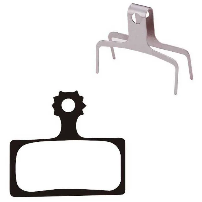 ASHIMA Shimano Xtr Br-m985 Organiska Skivbromsbelägg 25 Par, Black / silver, One Size