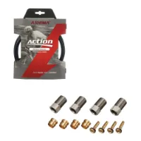ASHIMA Tektro 5.4x2.5 Mm Bromskabelsats 3 M