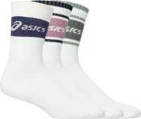 Asics 3 Pack Logo Crew Sock Asics 3 Pack Logo Crew Sock
