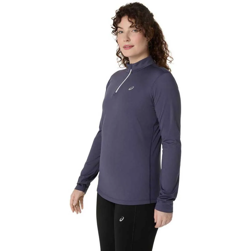 Asics Core Ls Halv Dragkedja Långärmad T-shirt female