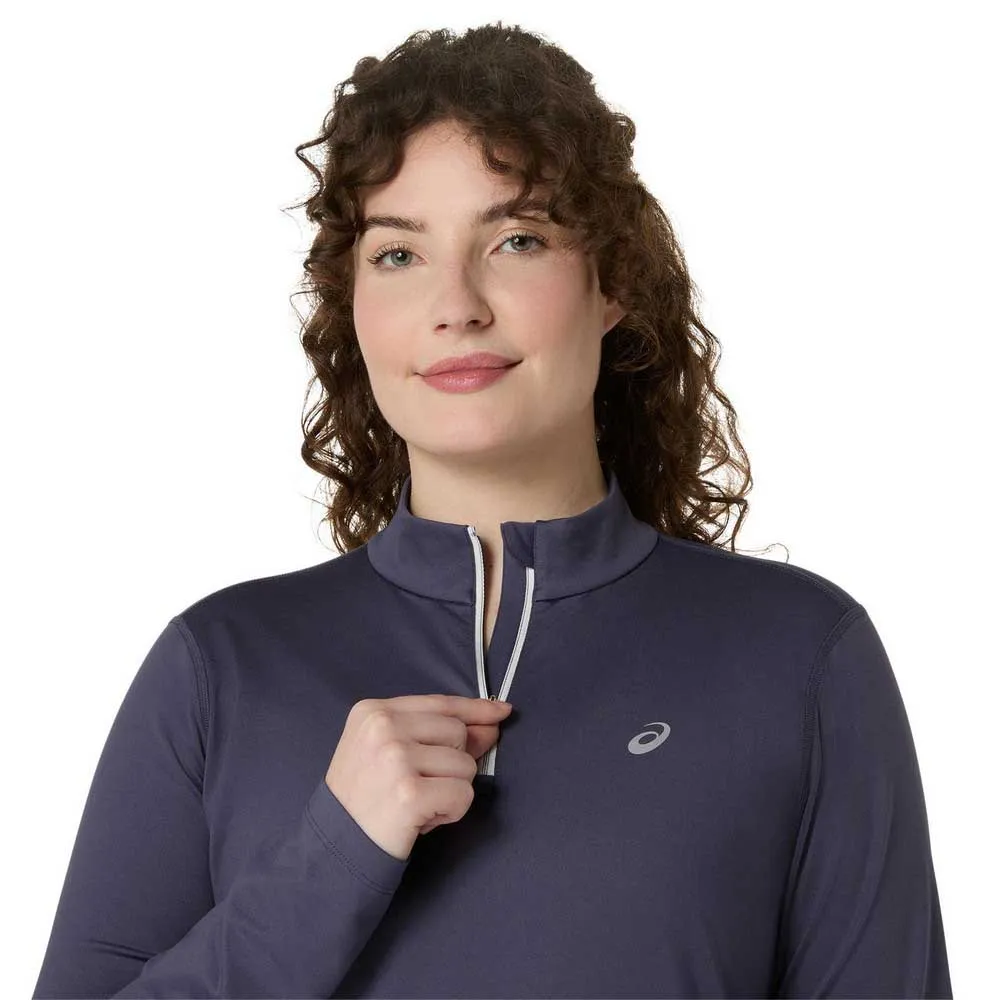 Asics Core Ls Halv Dragkedja Långärmad T-shirt female