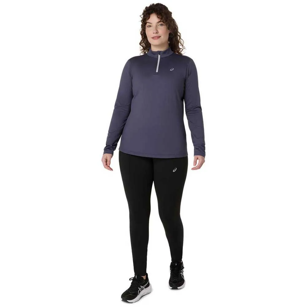 Asics Core Ls Halv Dragkedja Långärmad T-shirt female