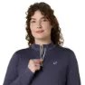 Asics Core Ls Halv Dragkedja Långärmad T-shirt female