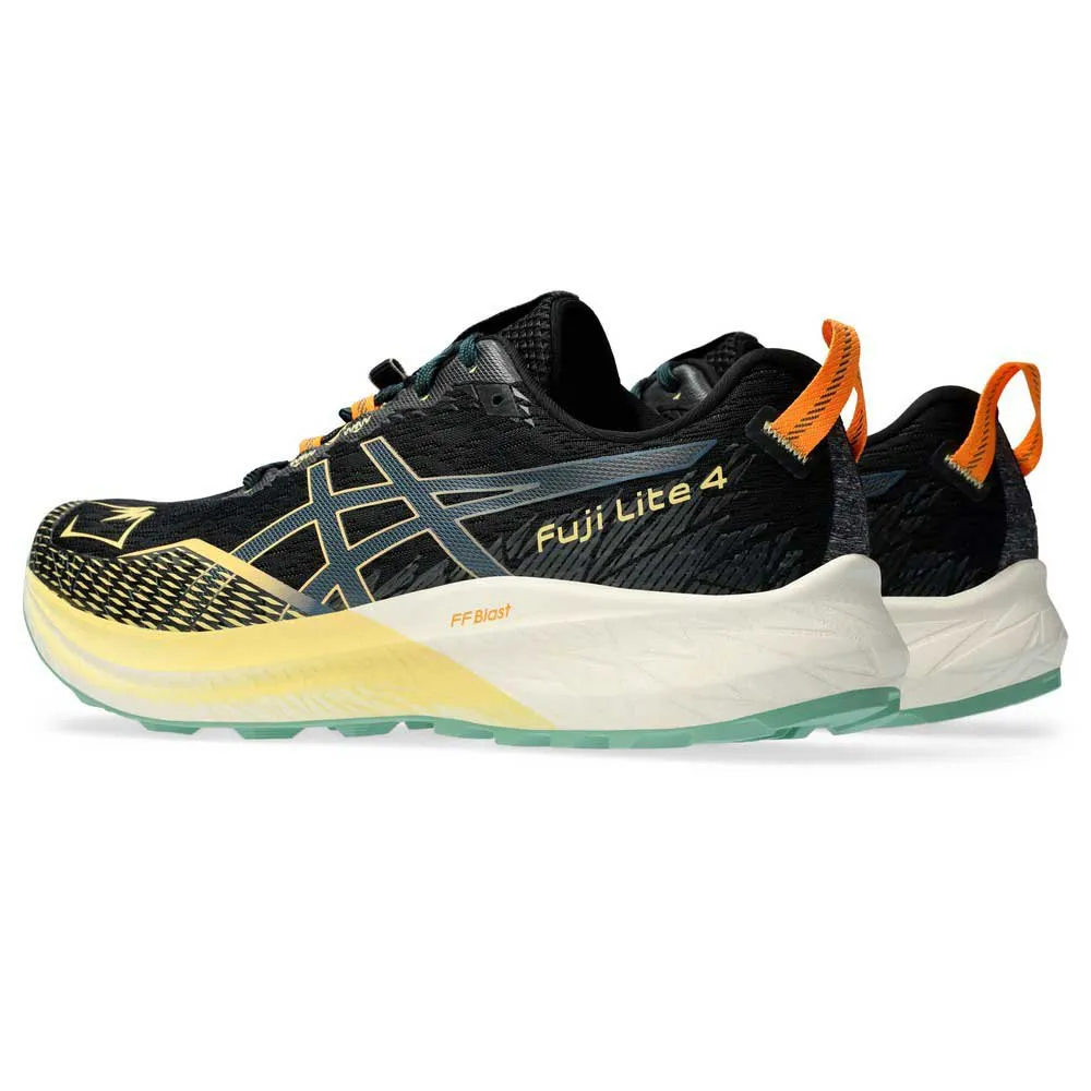 Asics Fuji Lite 4 Trailskor Refurbished male, Black / magnetic blue