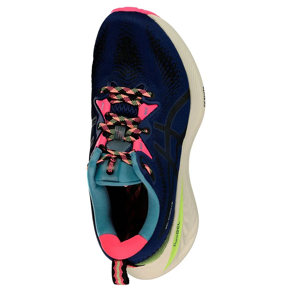 Asics Gel-cumulus 25 Tr Trailskor female, Nature bathing / lime green