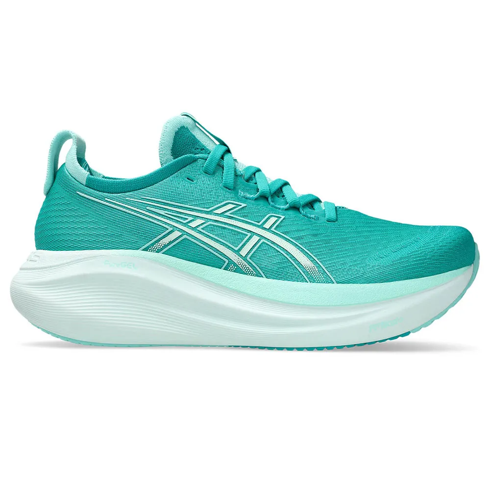 Asics Gel Nimbus 27 Löparskor Refurbished female, Wave teal / illuminate mint