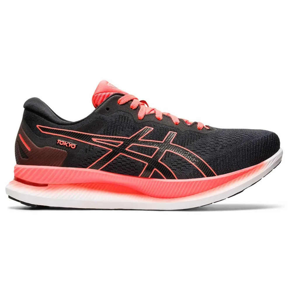 Asics Glideride Tokyo Löparskor male, Black / sunrise red