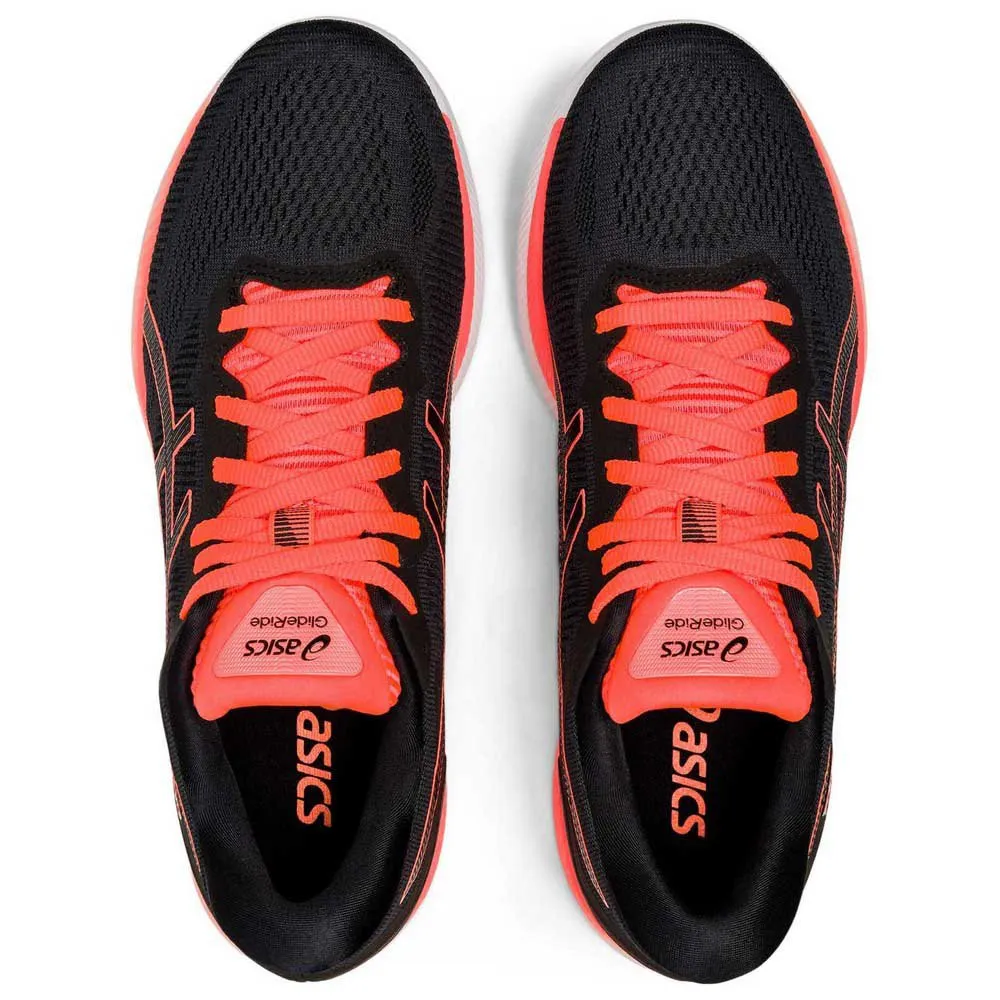 Asics Glideride Tokyo Löparskor male, Black / sunrise red