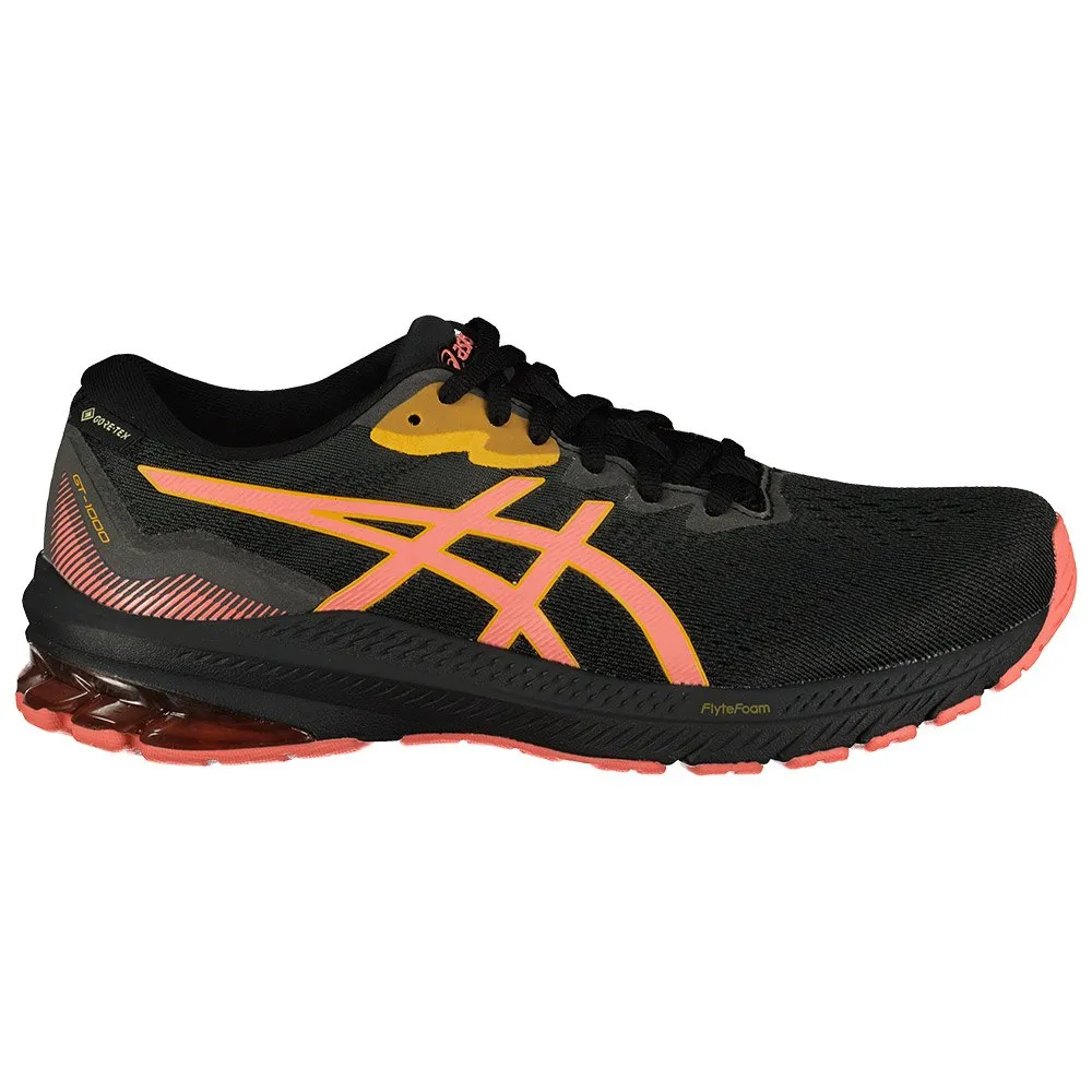 Asics Gt-1000 11 Goretex Löparskor female, Black / papaya Asics Gt-1000 11 Goretex Löparskor female, Black / papaya