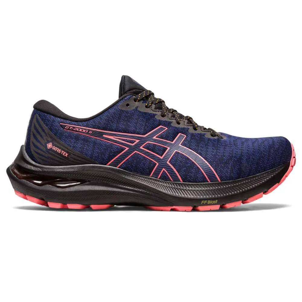 Asics Gt-2000 11 Goretex Löparskor female, Black / indigo blue