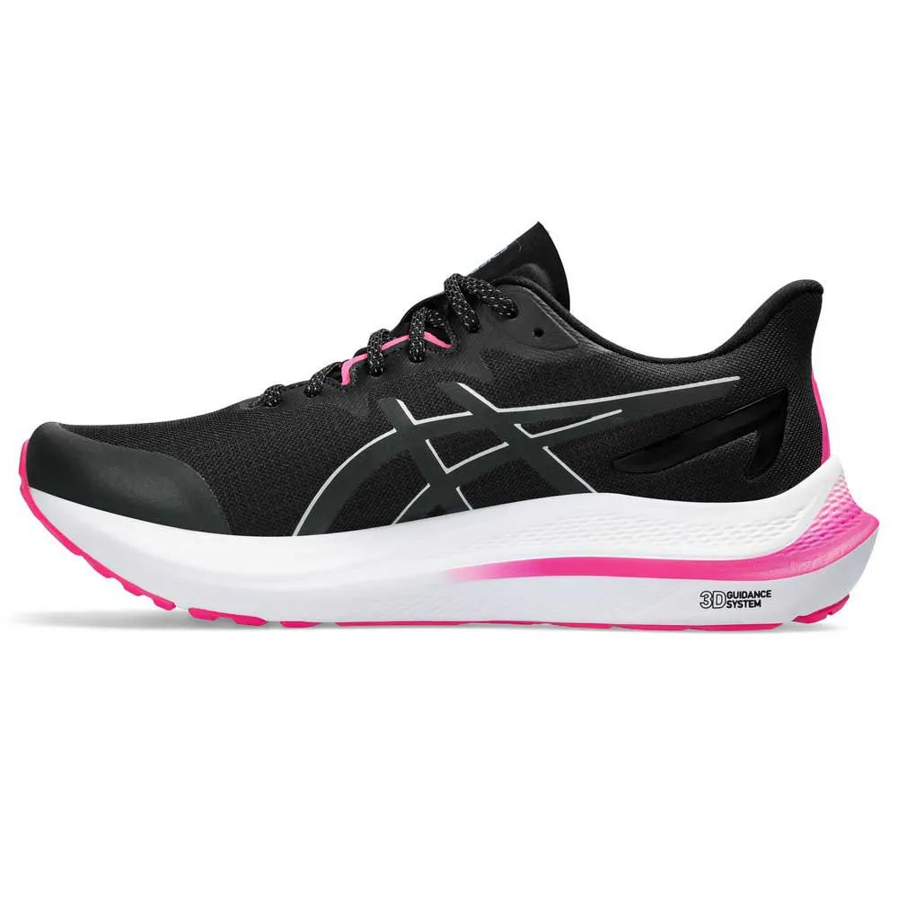 Asics Gt-2000 12 Lite-show Löparskor female, Black / pure silver Asics Gt-2000 12 Lite-show Löparskor female, Black / pure silver