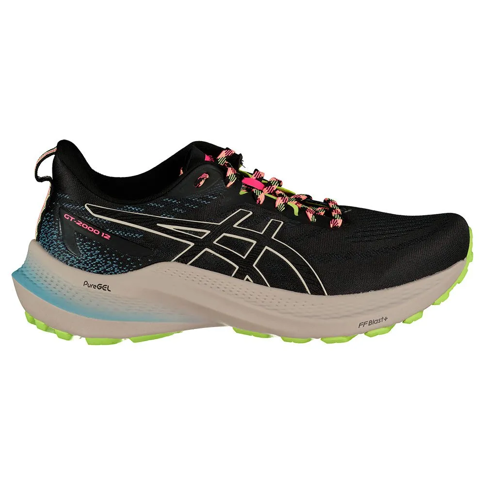 Asics Gt-2000 12 Tr Löparskor female, Nature bathing / lime green Asics Gt-2000 12 Tr Löparskor female, Nature bathing / lime green