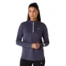 Asics Icon Halv Dragkedja Långärmad T-shirt female